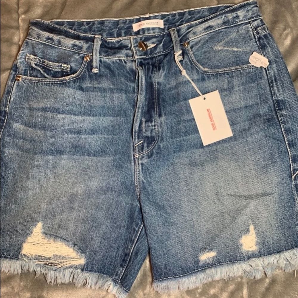 GOOD AMERICAN jean shorts